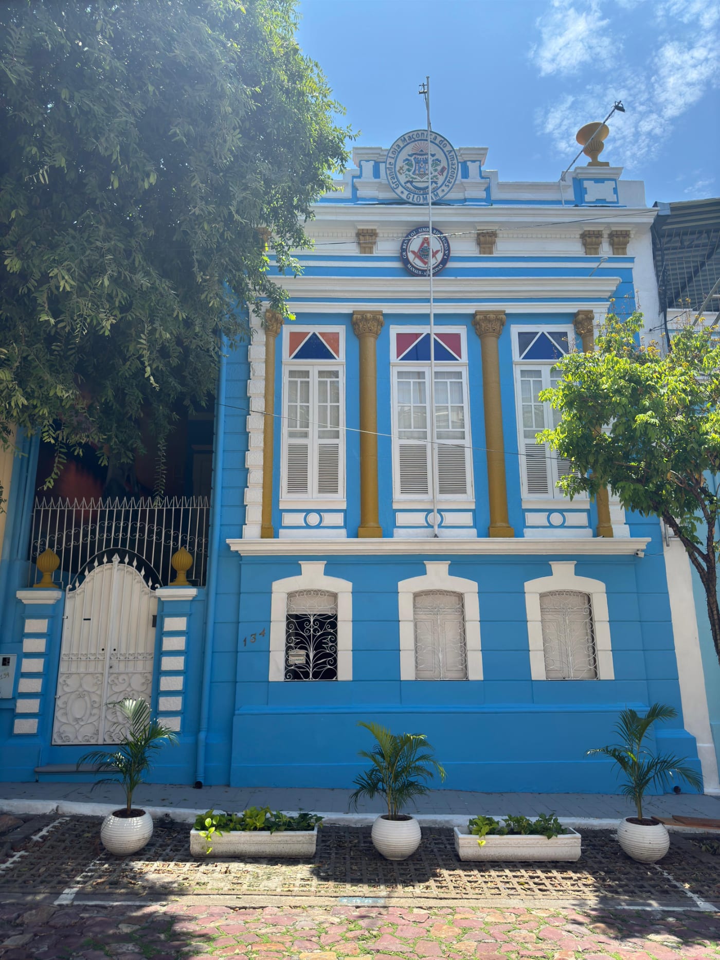 A fachada da sede histórica na Rua Bernardo Ramos, 134